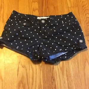 Navy blue shorts for women